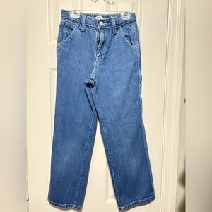 Pre-owned old navy girl carpenter jeans with adjustable waist/Size: 12 slim
